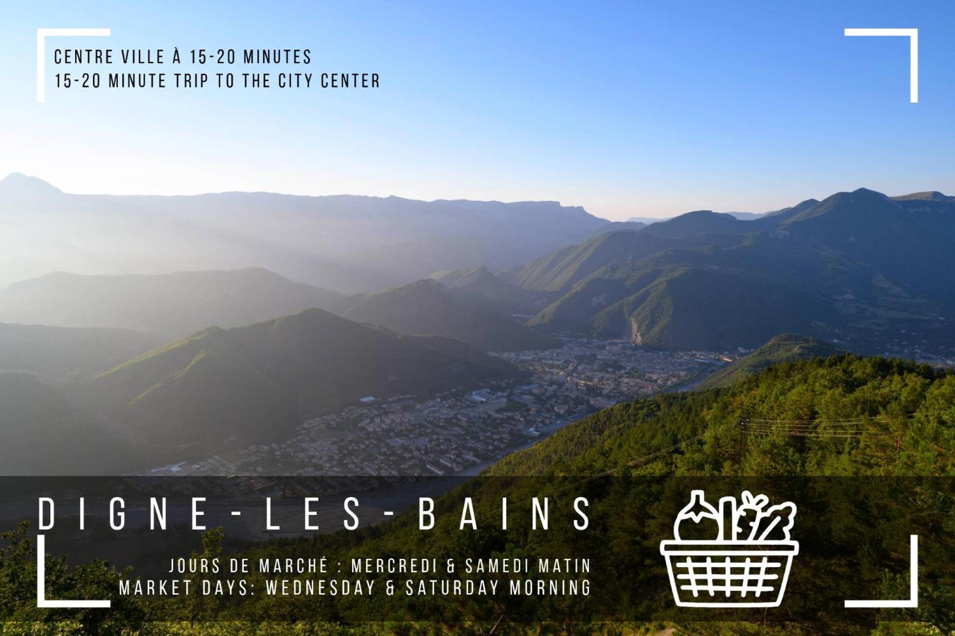 فندق Les Eaux Chaudes ديني-ليه-بان المظهر الخارجي الصورة